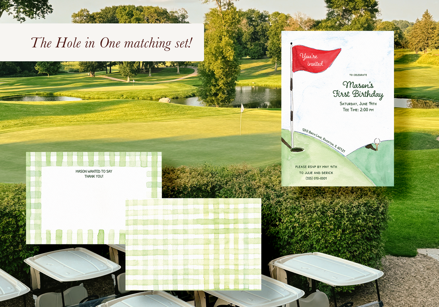 Hole in One Invitation