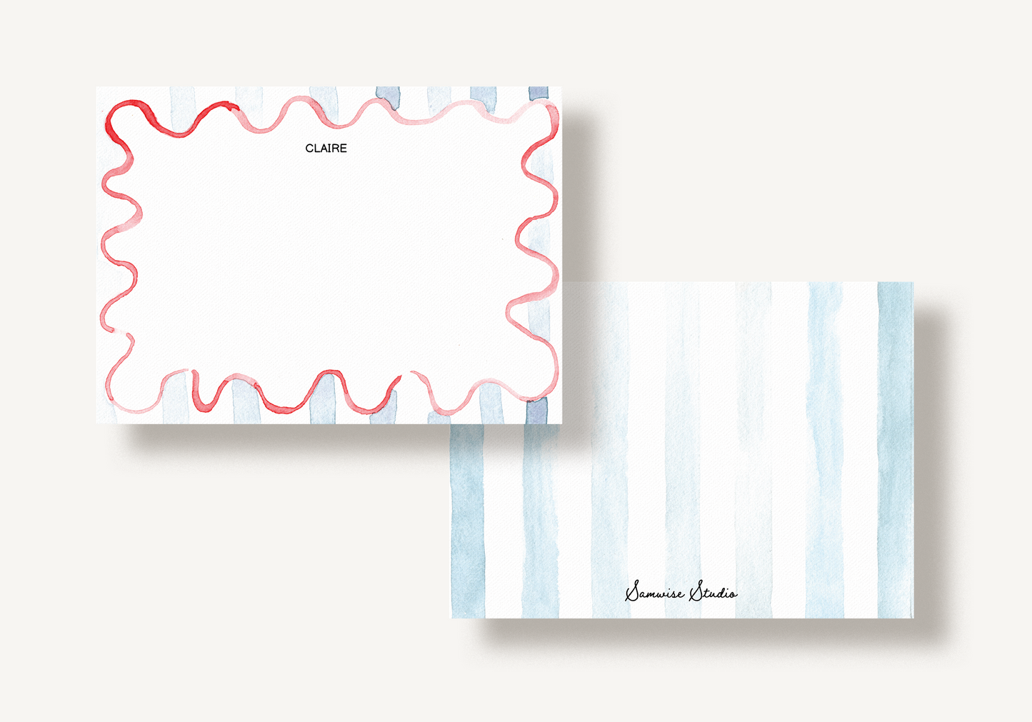 Squiggles and Stripes Stationery Set