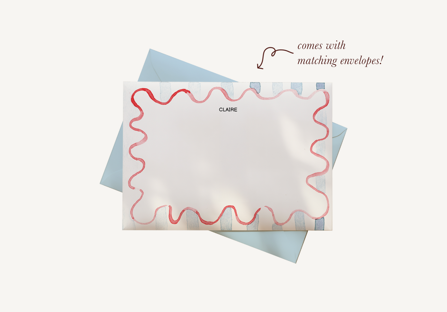 Squiggles and Stripes Stationery Set