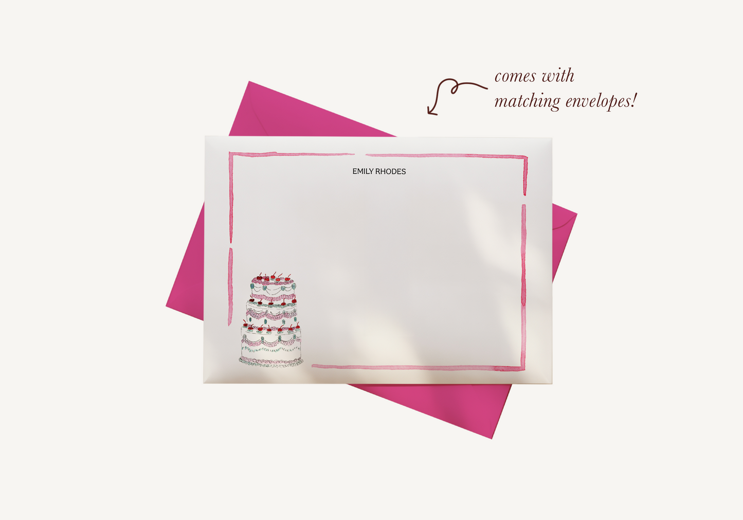 Cherry on Top Stationery Set