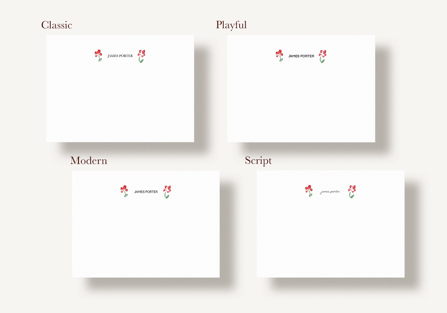 Little Blooms Stationery Set